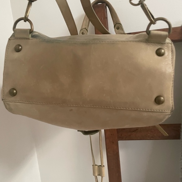 Rachel Roy Distressed Leather Convertible Bag lime green - Picture 12 of 15